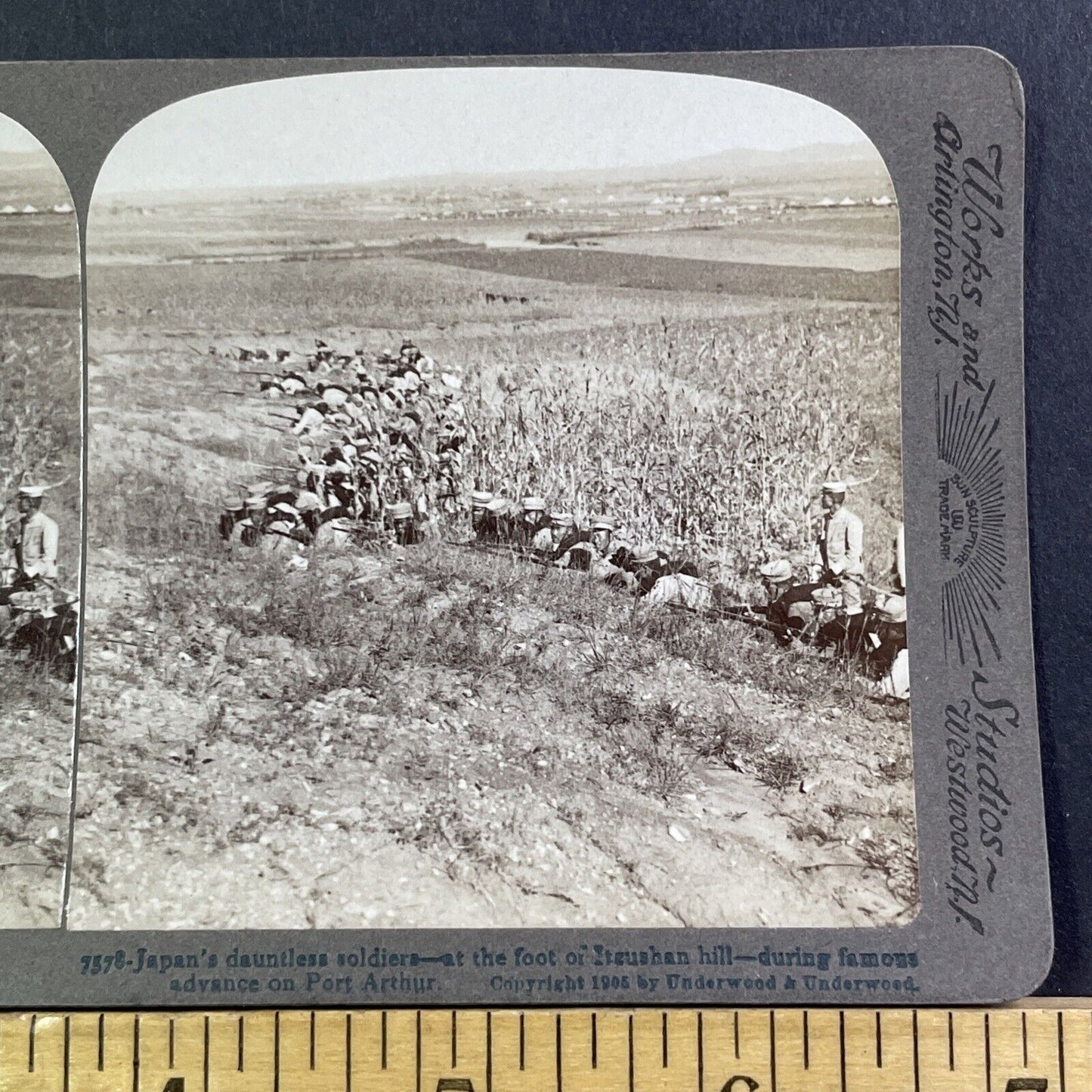 Japanese Troops In Dalian China Stereoview Military Army Antique c1905 X2468