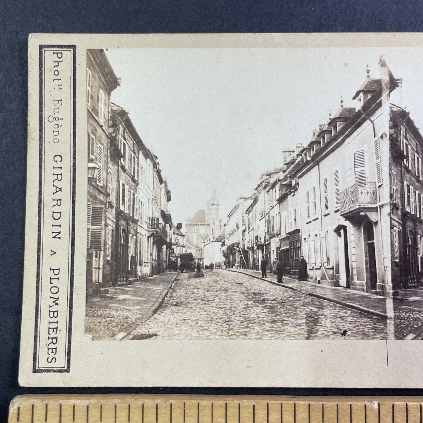 Plombieres France Stereoview Eugene-Adalbert Cuvelier Antique c1860 X3800