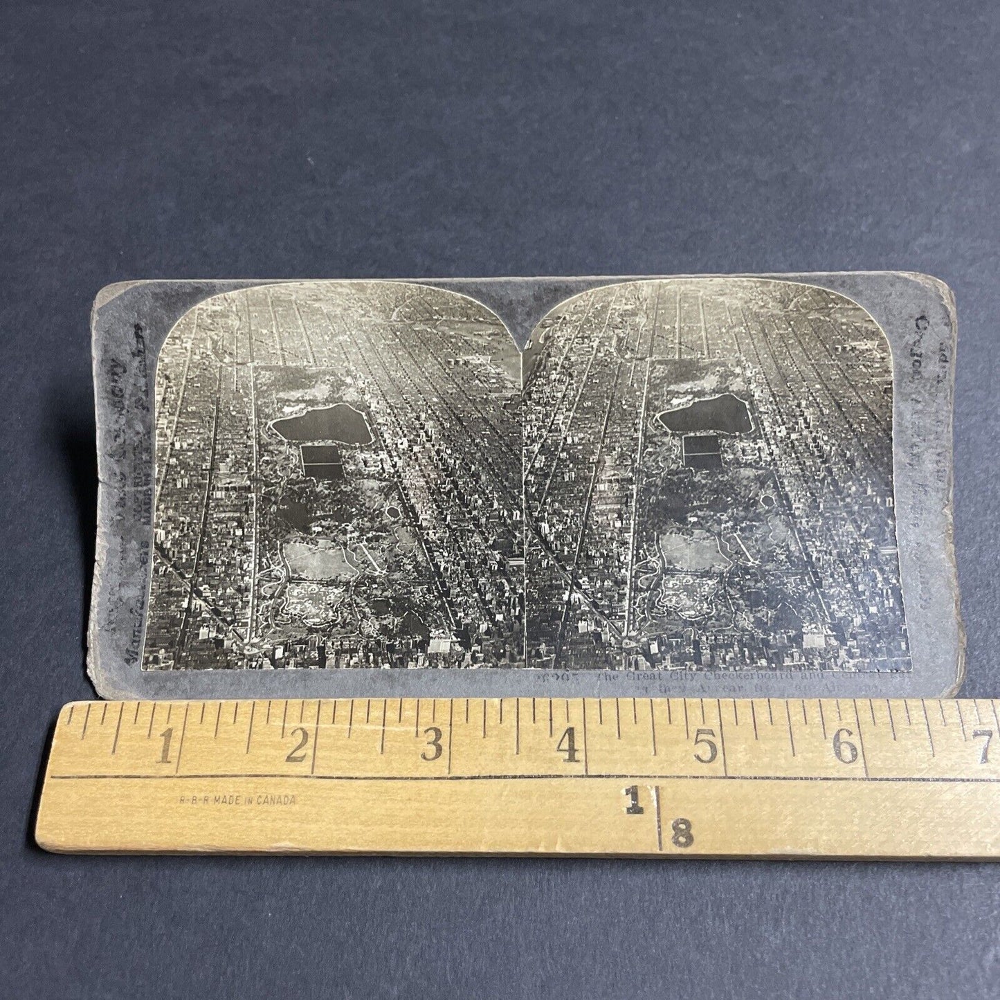 Antique 1910s Central Park New York City Manhattan Stereoview Photo Card P4266
