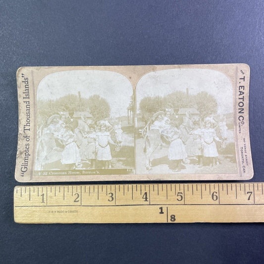Crossmon House Thousands Islands NY Stereoview Timothy Eaton c1890s Y1720