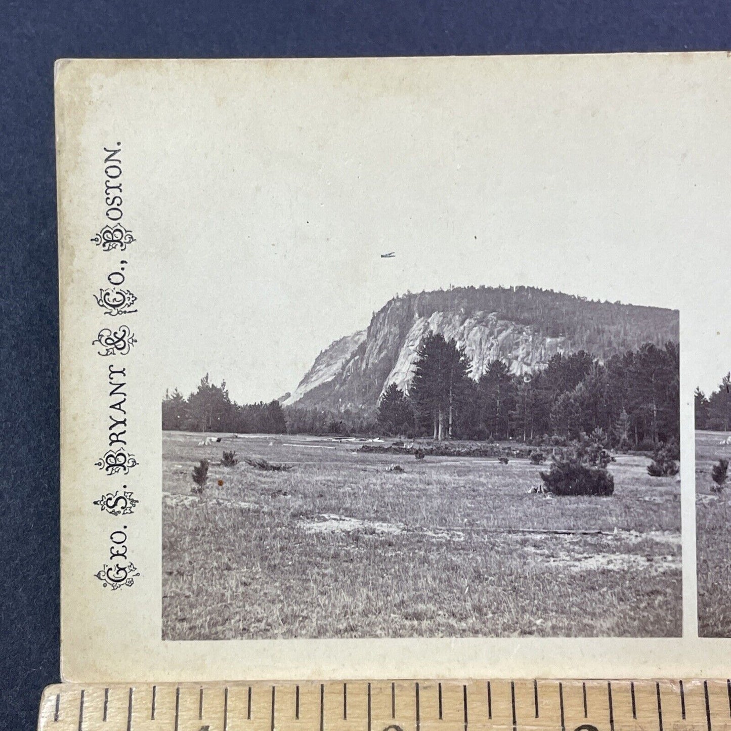 Antique 1870s Hart's Location New Hampshire Stereoview Photo Card V1773