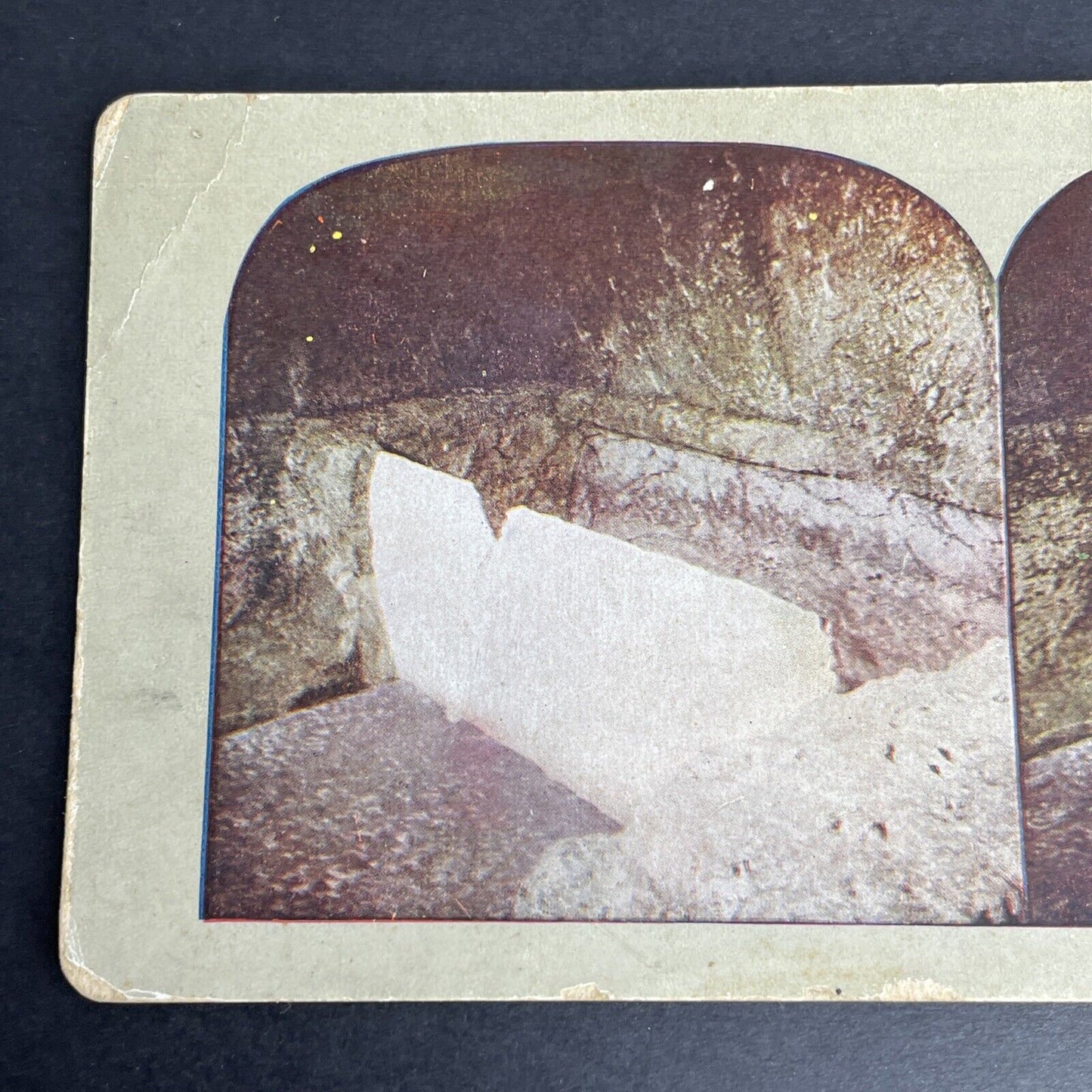 Antique 1902 The Tomb Of Christ DAMAGED Stereoview Photo Card P1074