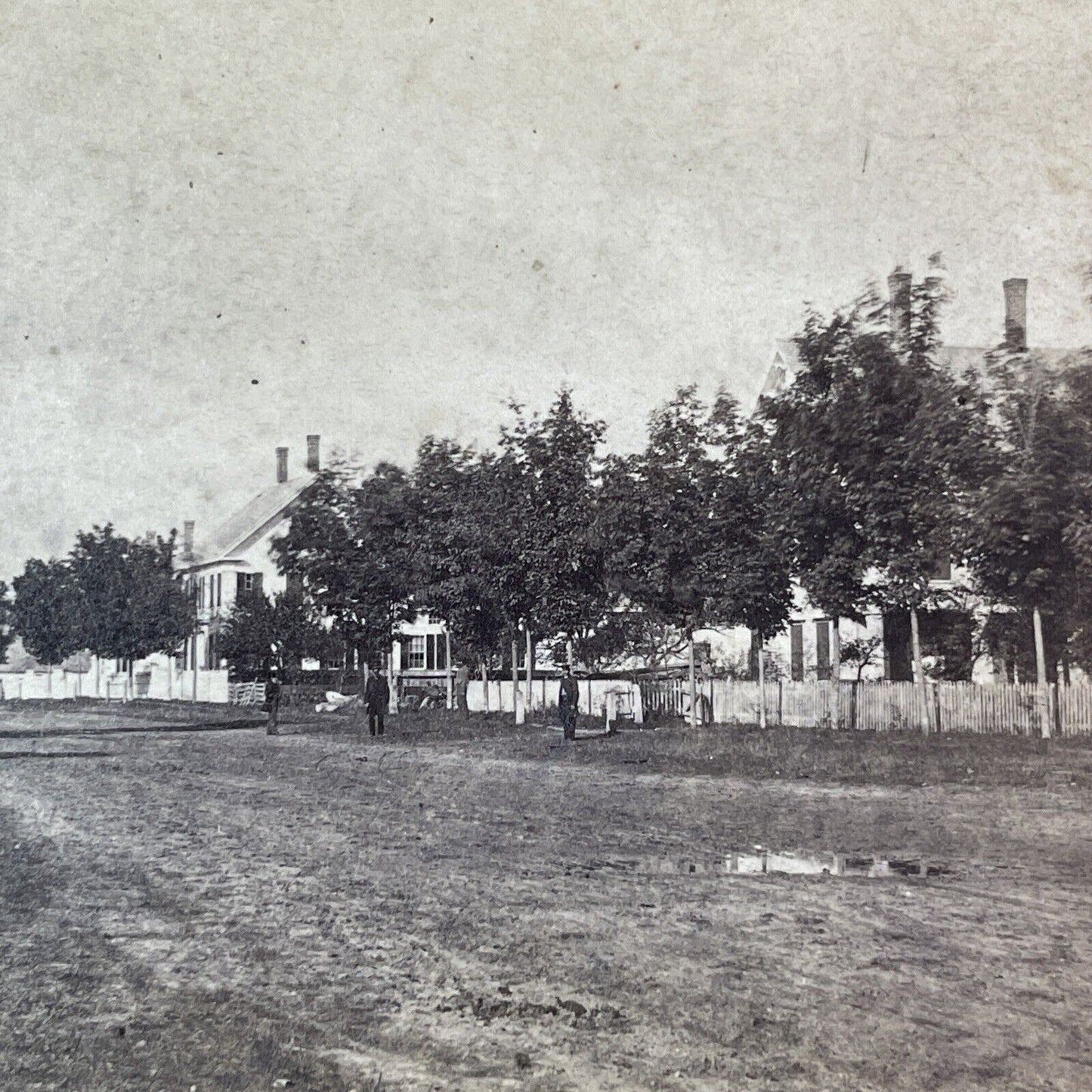 Main Street Andover New Hampshire Stereoview Antique c1860s Y1436