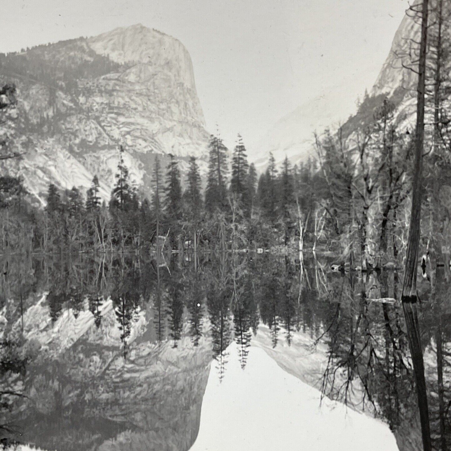 Antique 1910s Yosemite California Sierra Nevadas Stereoview Photo Card V2033