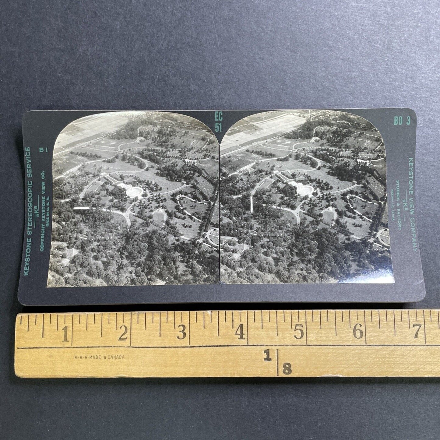 Antique 1920s Arlington Memorial Amphitheater VA Stereoview Photo Card P1547