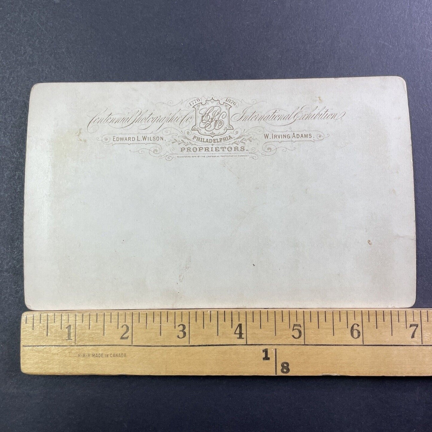 Horticultural Hall Philadelphia Stereoview Edward L Wilson Antique 1876 X1343