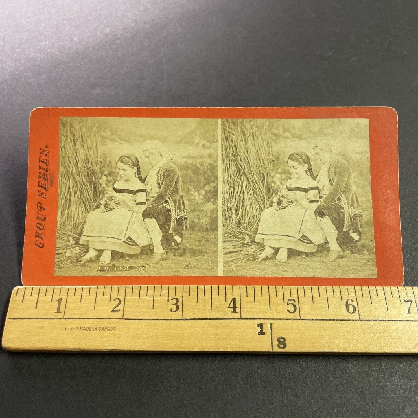 Antique 1860s Children In Traditionalist US Clothing Stereoview Photo Card P4051