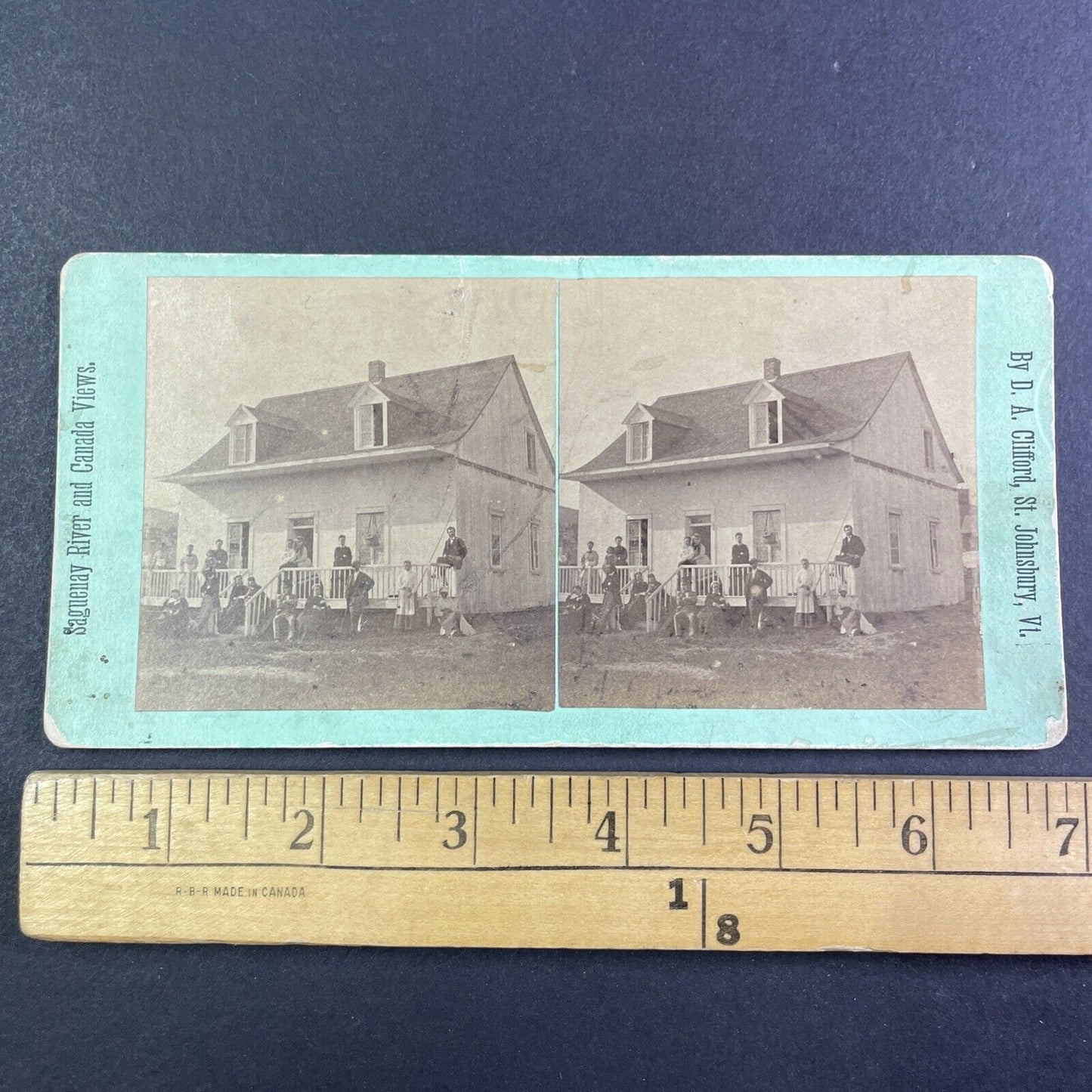 1983 Bagot Street Saguenay Quebec Canada Stereoview D.A. Clifford c1870s Y2511