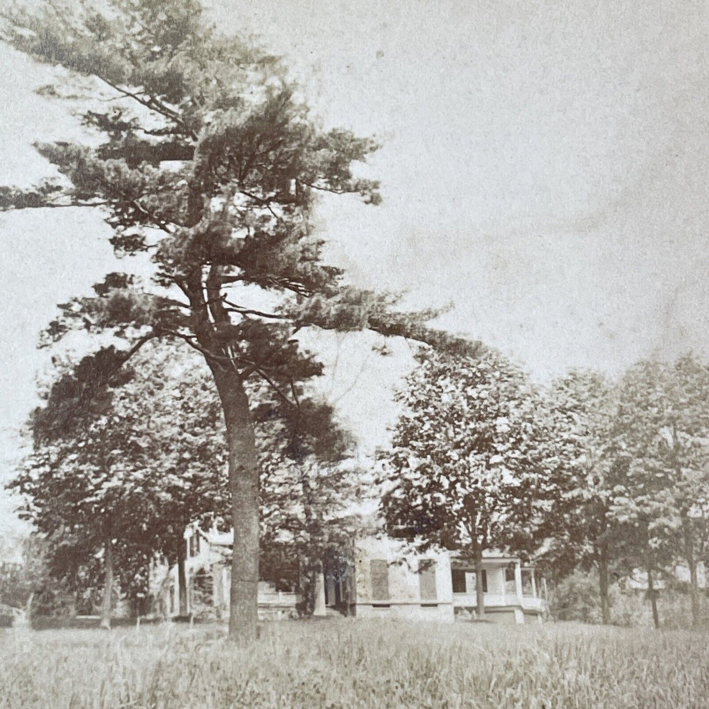 Henry Ward Beecher House Stereoview Carroll New Hampshire Antique c1872 X1940