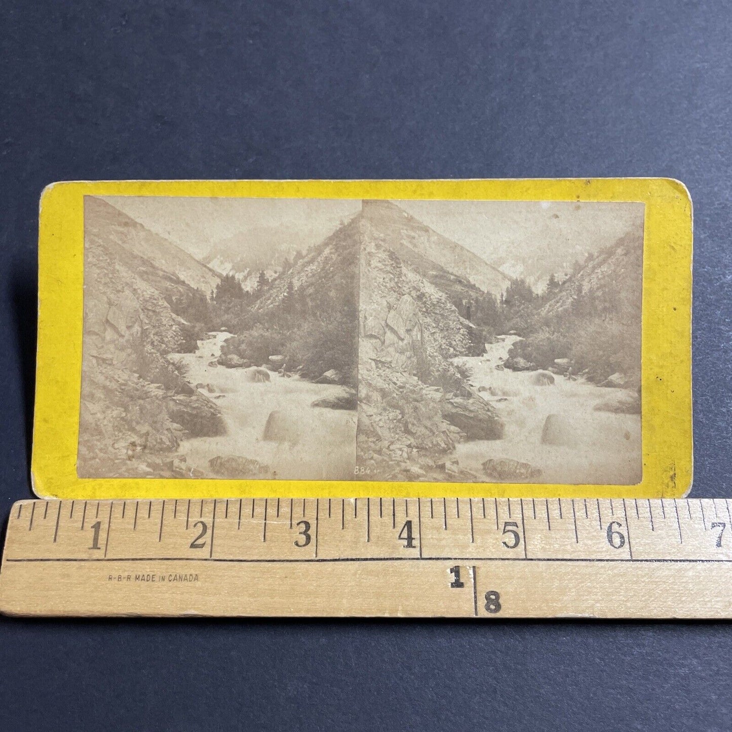 Antique 1870s St. Bernard Pass Valais Switzerland Stereoview Photo Card P5183