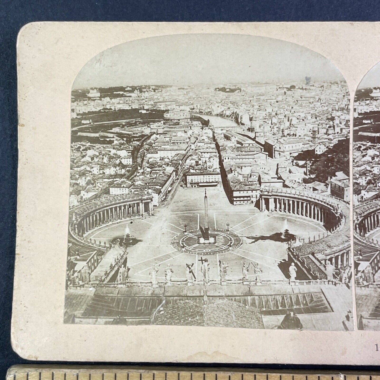 Rome and the Vatican Italy Stereoview BW Kilburn Antique c1880s X4121