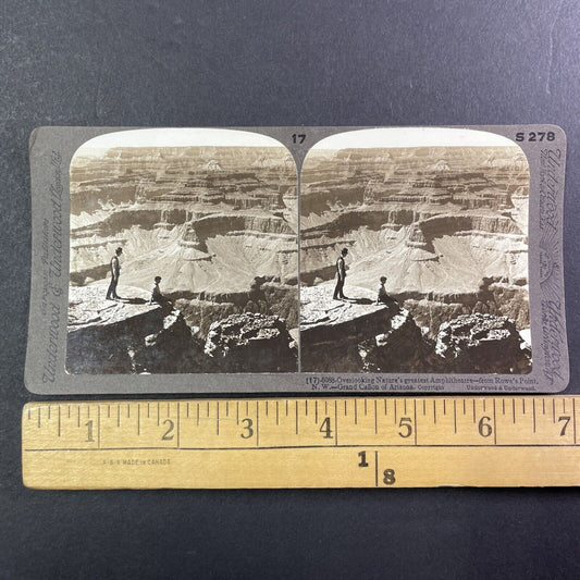 Rowe's Point Arizona Stereoview The Grand Canyon Antique c1897 Y538