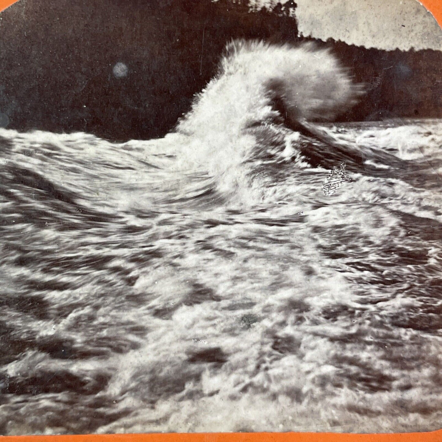 Whirlpool Rapids along the Niagara River Stereoview George Barker c1870 Y2858