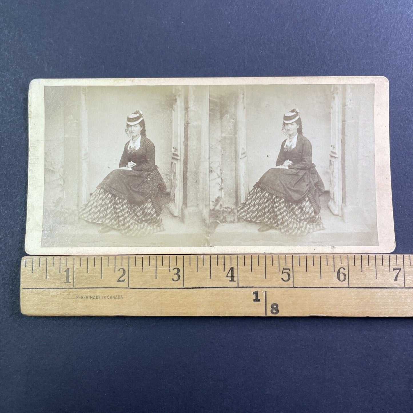 Princess Helena of the United Kingdom Stereoview Riding Wear Antique c1870 X1547