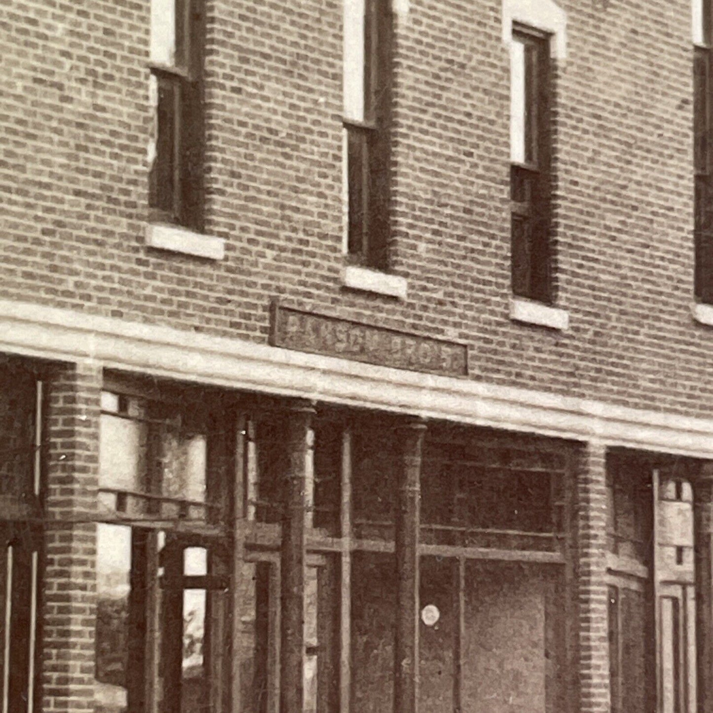 Ransom Brothers Store Stereoview Ransomville? New York? Antique c1870 X4249