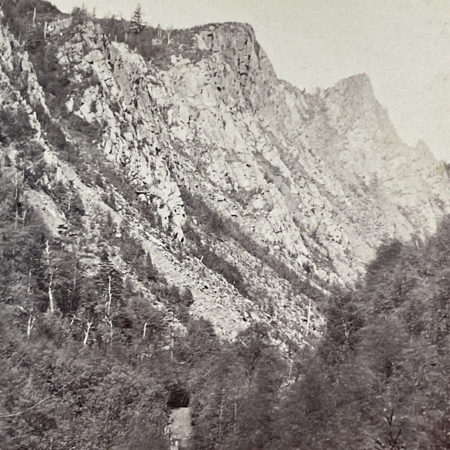 Dixville Notch New Hampshire Stereoview Photo Card Antique 1867 X919