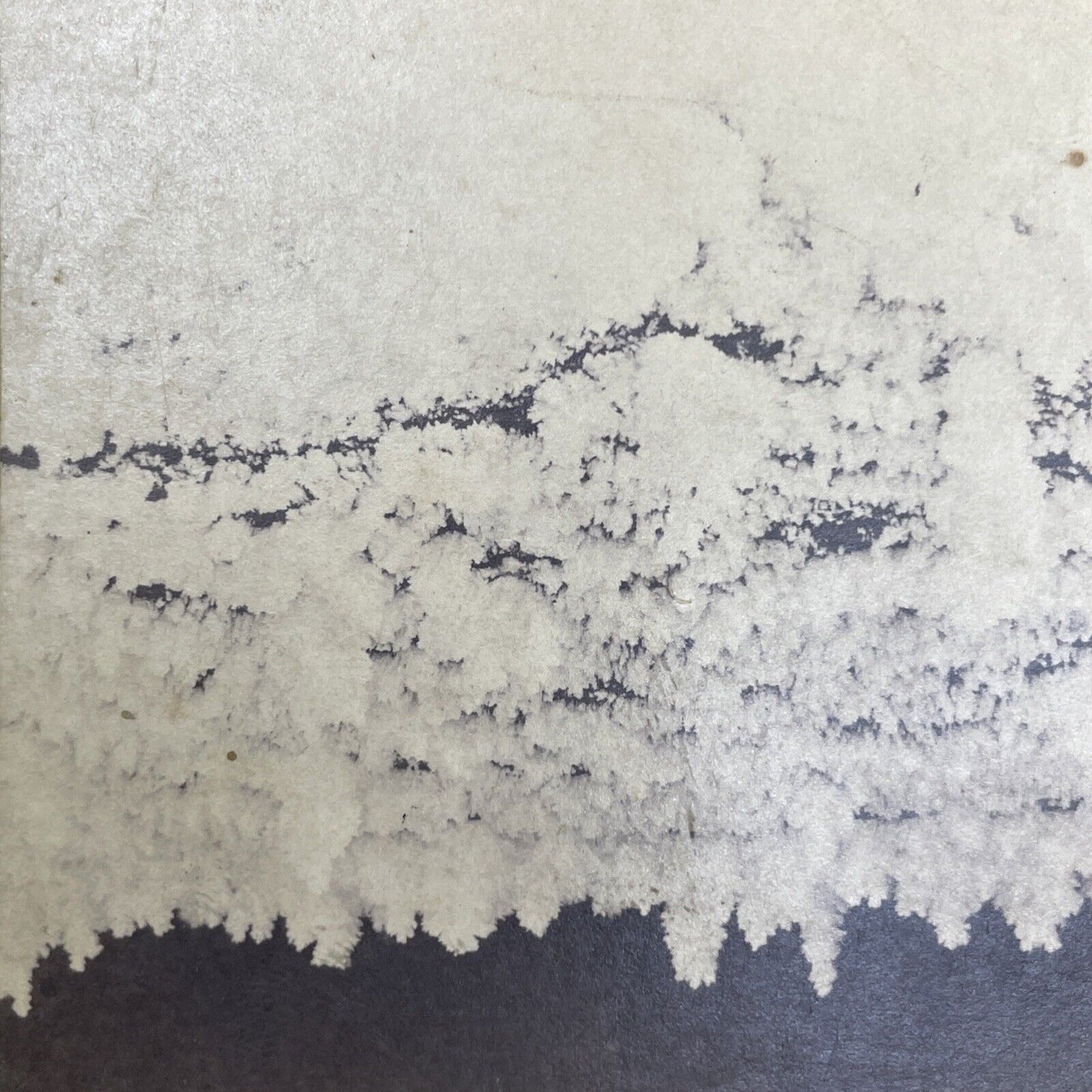 Antique 1870s Frost Patterns On Mt Washington Summit Stereoview Photo Card P1124