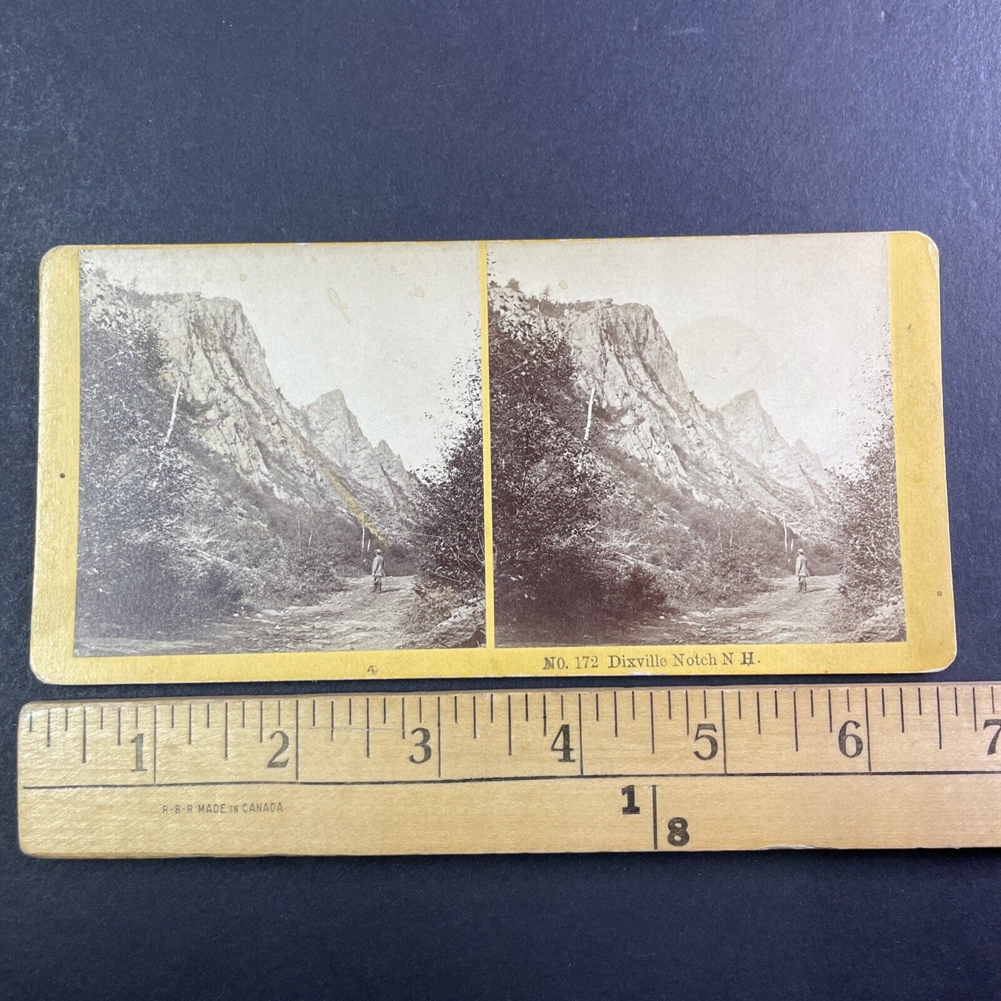 Dixville Notch New Hampshire Stereoview B.W. Kilburn Antique c1870s Y909