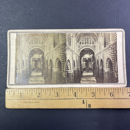 Siena Cathedral Church Stereoview Siena Italy Antique c1864 X2555