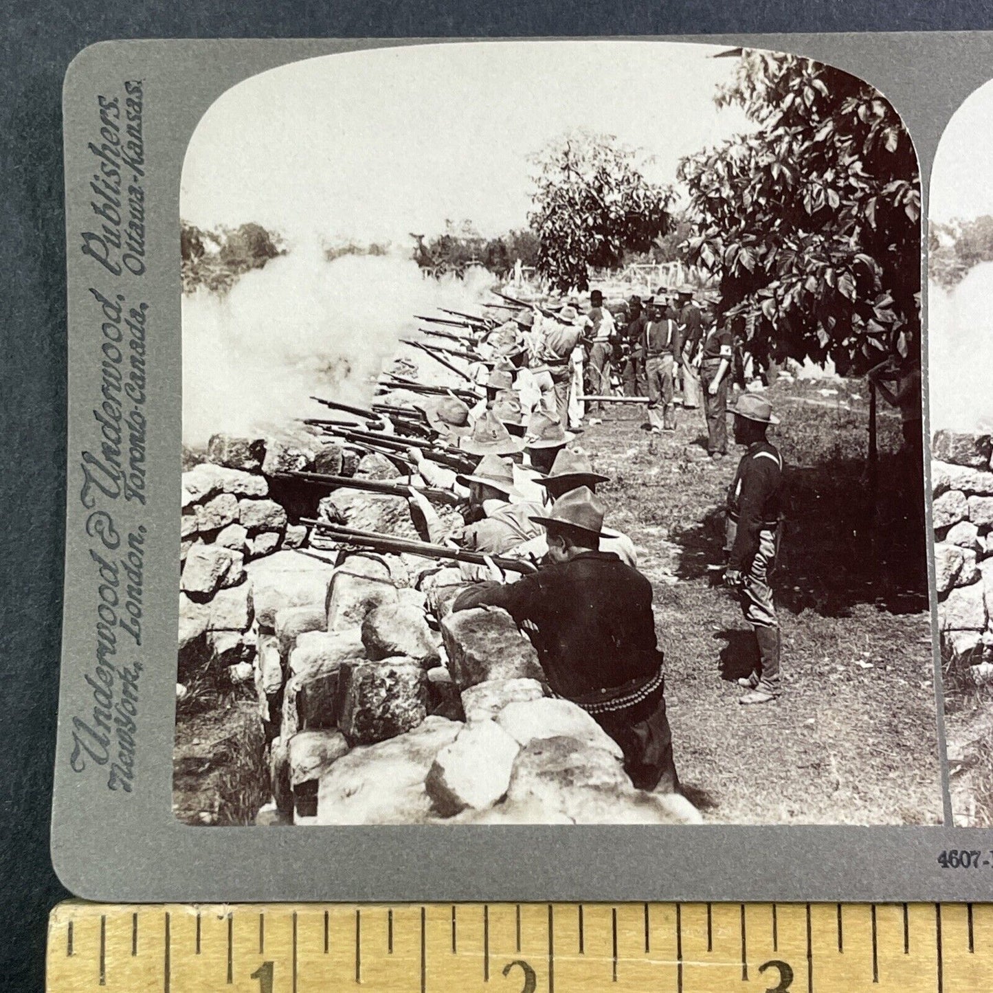 African American Sergeant Stereoview 1st Washington Infantry Antique c1899 X2500