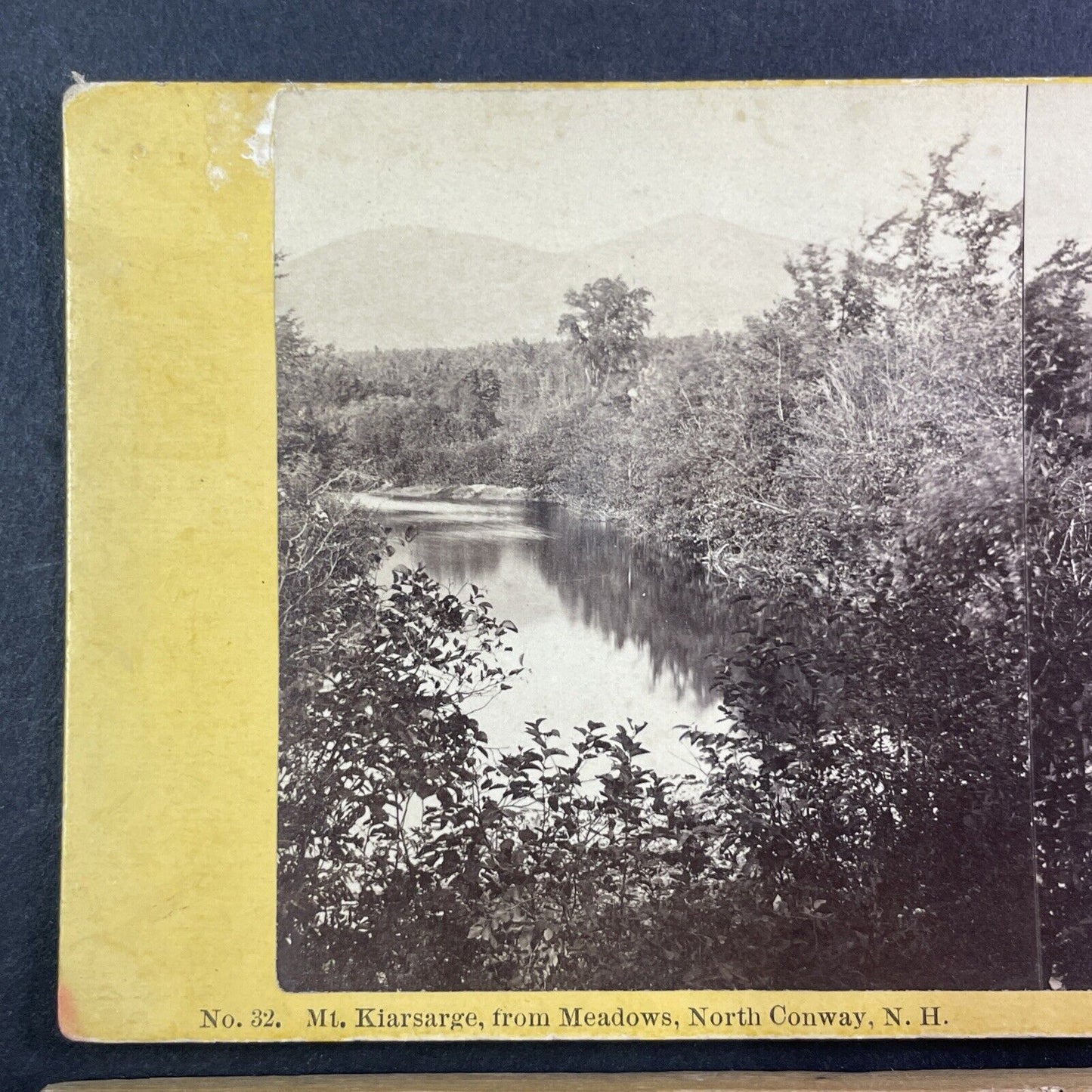 Mount Kearsarge North Conway New Hampshire Stereoview N.W. Pease c1870s Y919