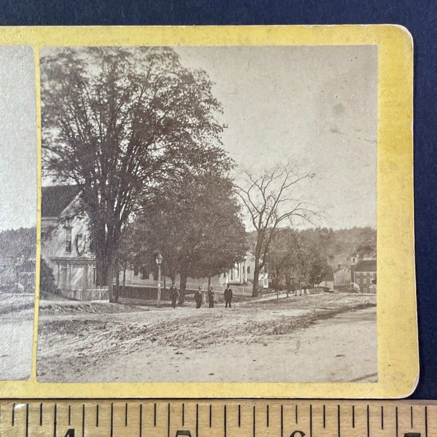 Pacific House Saloon Stereoview Placer County CA? Antique c1870 X2568