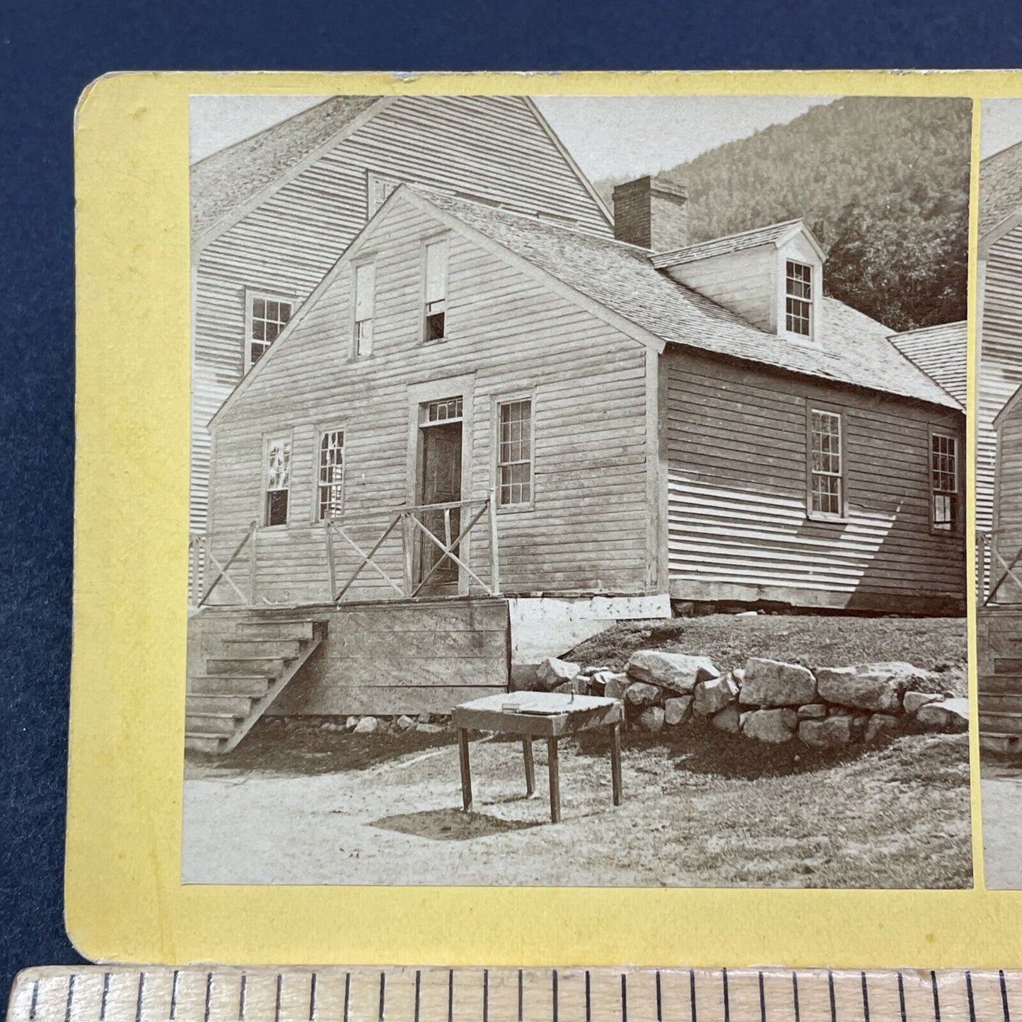 Antique 1870s The Willey House Crawford Notch NH Stereoview Photo Card V1988