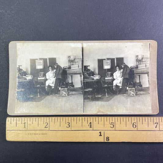 Title Guarantee & Trust Company Hanky Panky with Boss Stereoview c1910s Y1314