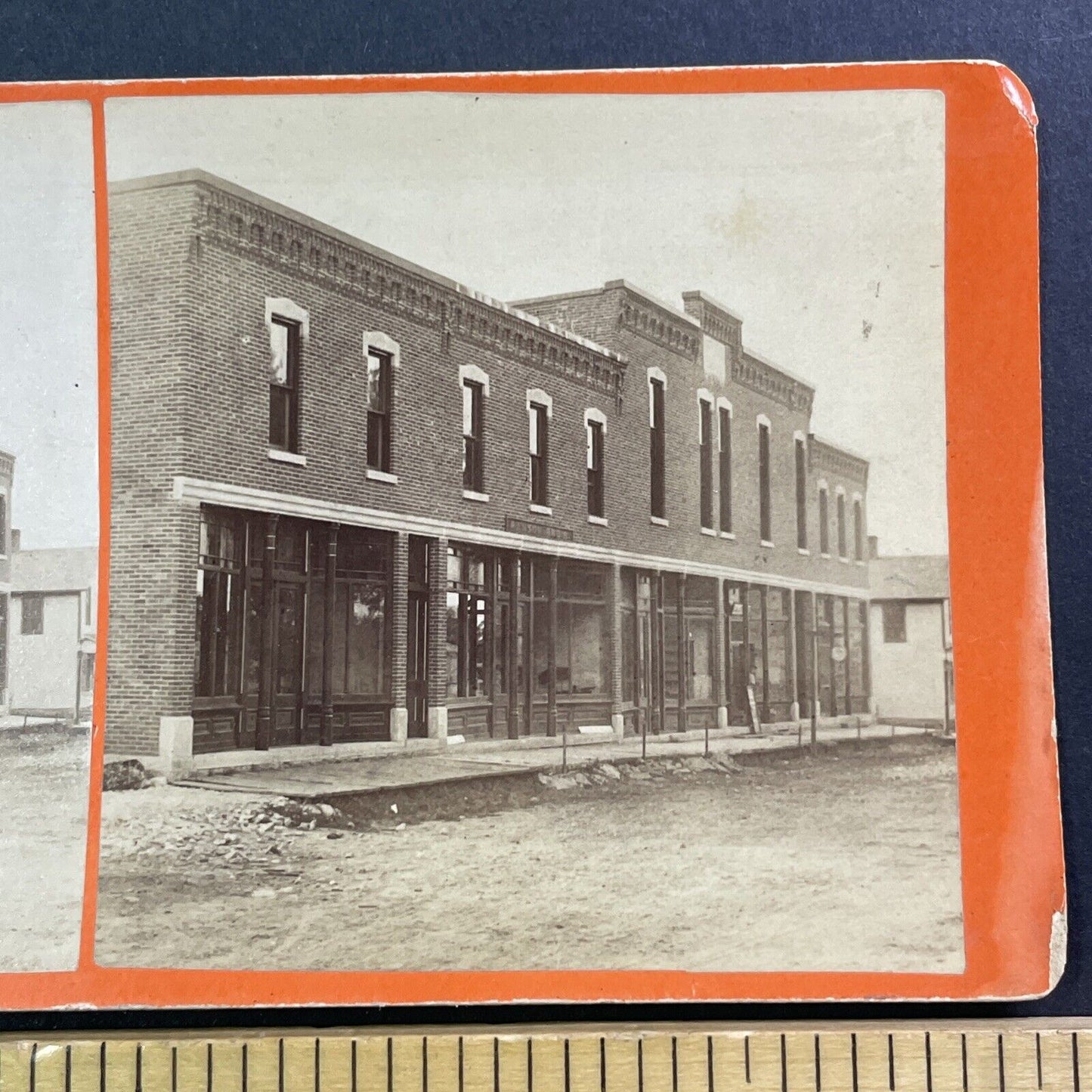 Ransom Brothers Store Stereoview Ransomville? New York? Antique c1870 X4249