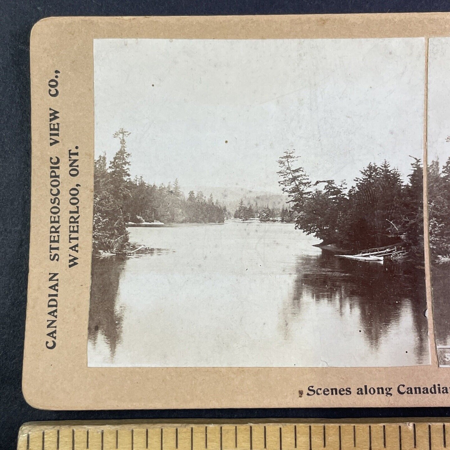 Victoria British Columbia Shores Canada Stereoview CPR Rail Views c1899 Y2106