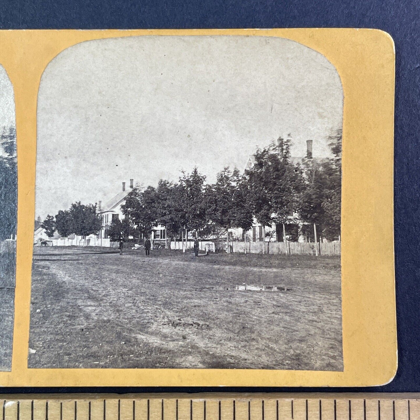 Main Street Andover New Hampshire Stereoview Antique c1860s Y1436