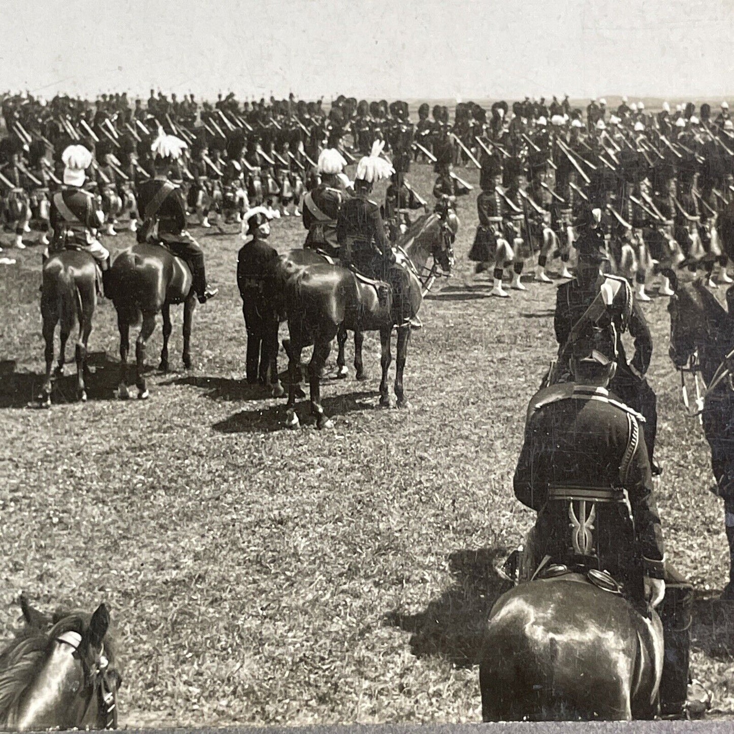 48th Highlanders Infantry Toronto Canada Stereoview Antique c1918 X3131