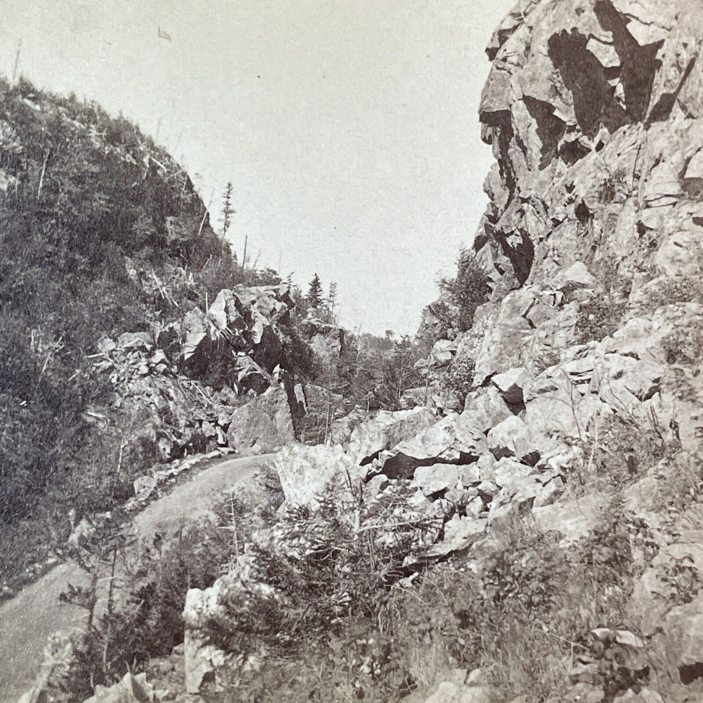 Crawford Notch New Hampshire Stereoview B.W. Kilburn Antique c1870s Y908