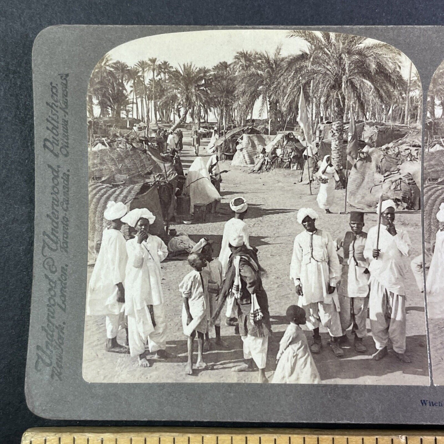 Witch Dancing Voodoo Ceremony Sudan Africa Stereoview Antique c1902 Y954