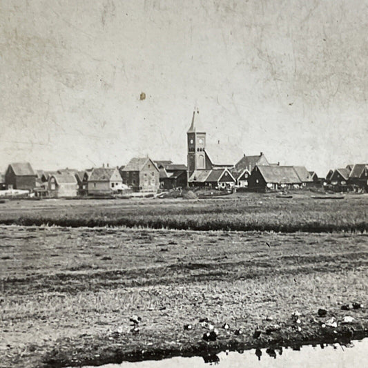 Antique 1910s Marken Holland Netherlands Village Stereoview Photo Card P5071