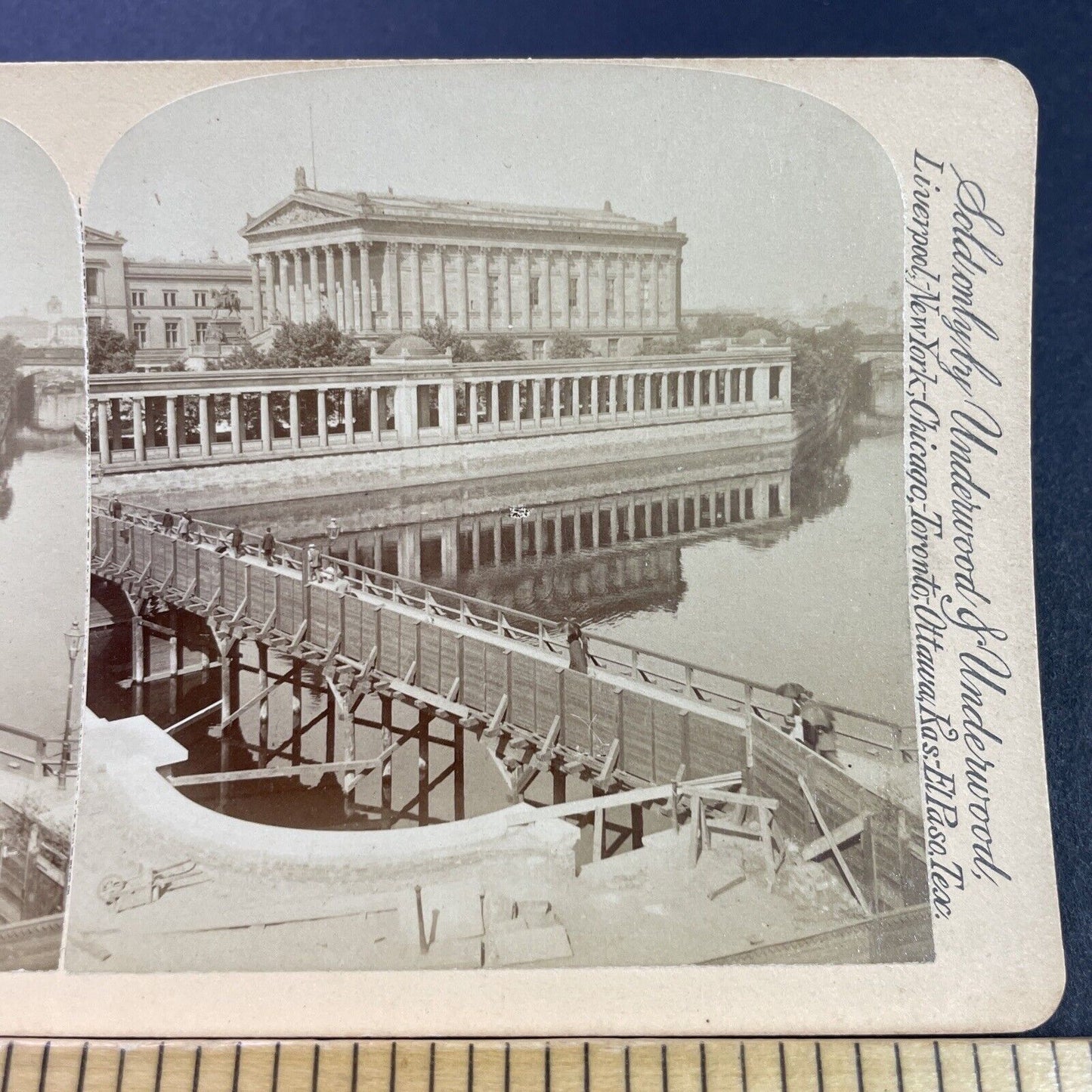 Antique 1890s National Art Gallery In Berlin Germany Stereoview Photo Card P3861