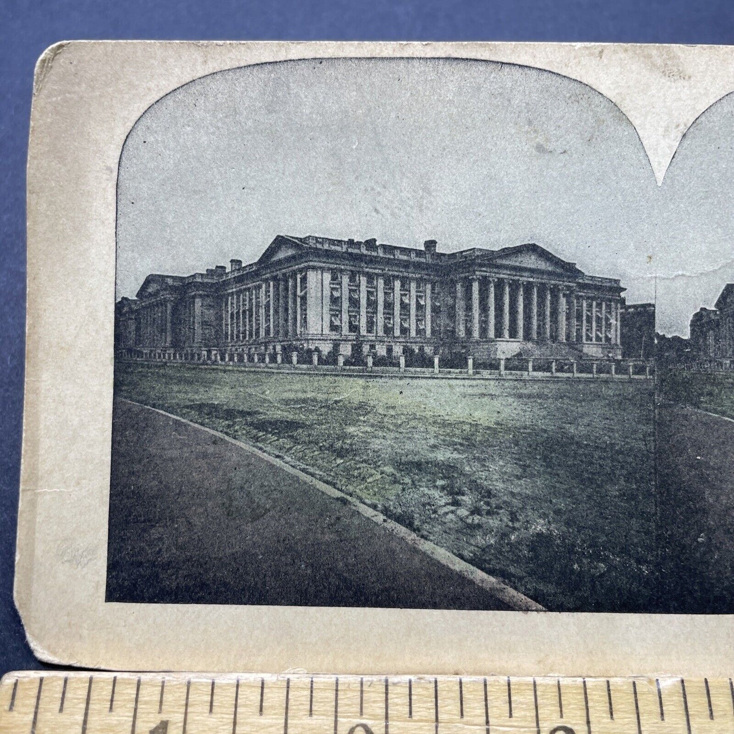 Antique 1870s The Treasury Building Washington DC Stereoview Photo Card P2497