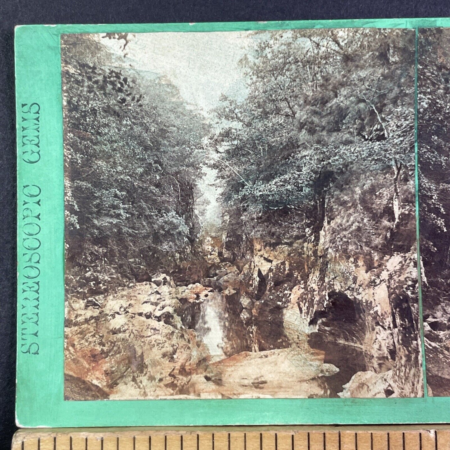 Fairy Glen Betws-y-Coed England Stereoview Snowdonia Park Antique c1860s X3223