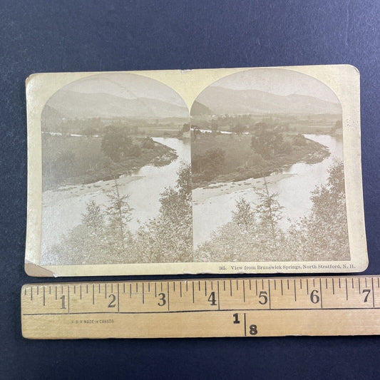 North Stratford New Hampshire Stereoview B.W. Kilburn Antique c1870s Y443