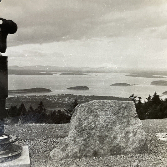 Antique 1910s Bar Harbor Maine Stereoview Photo Card V2629