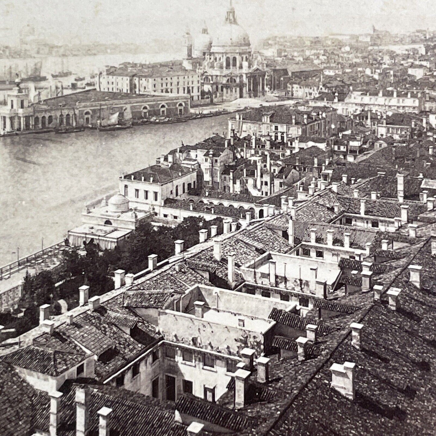 Carlo Ponti View Of Venice Italy Stereoview Carlo Ponti Antique c1855 X3300