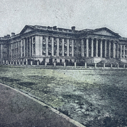 Antique 1870s The Treasury Building Washington DC Stereoview Photo Card P2497