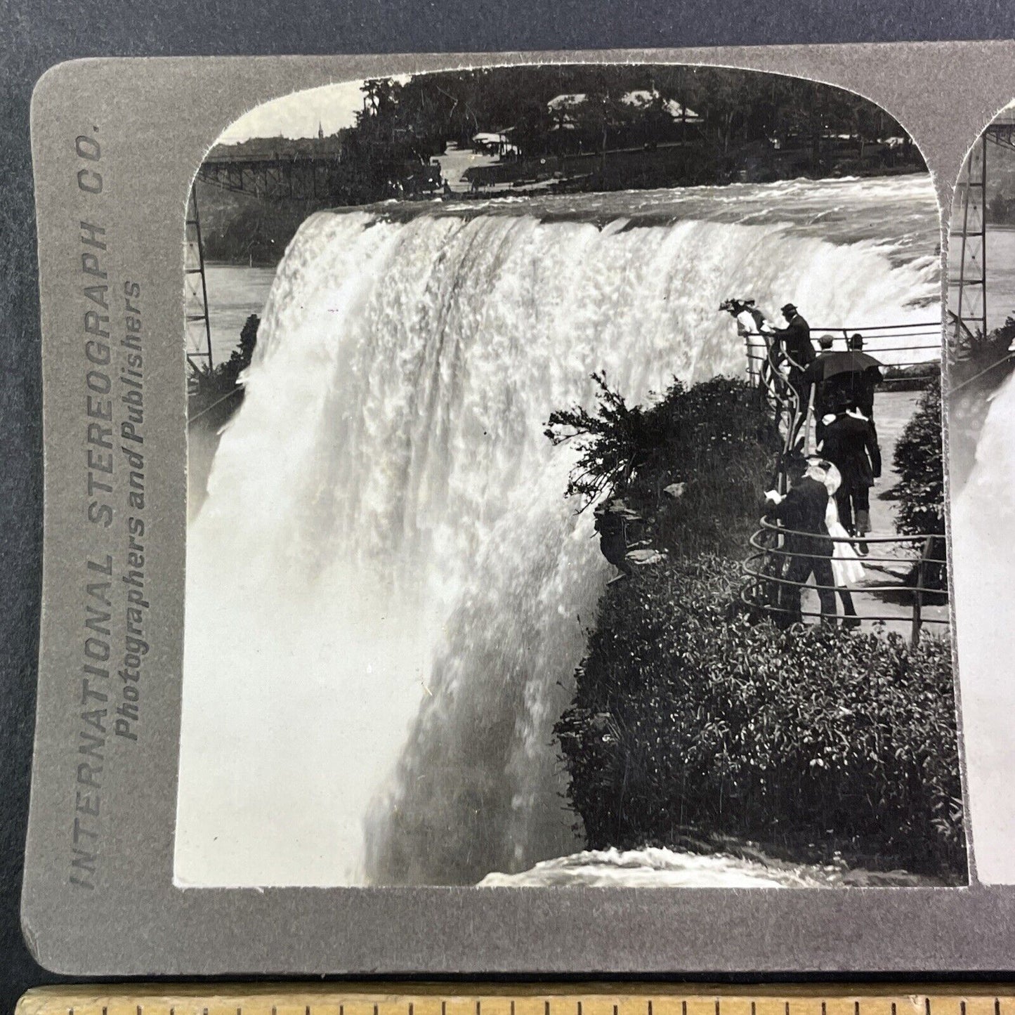 Wealthy People at Niagara Falls New York Stereoview C.L. Wasson c1904 Y3007