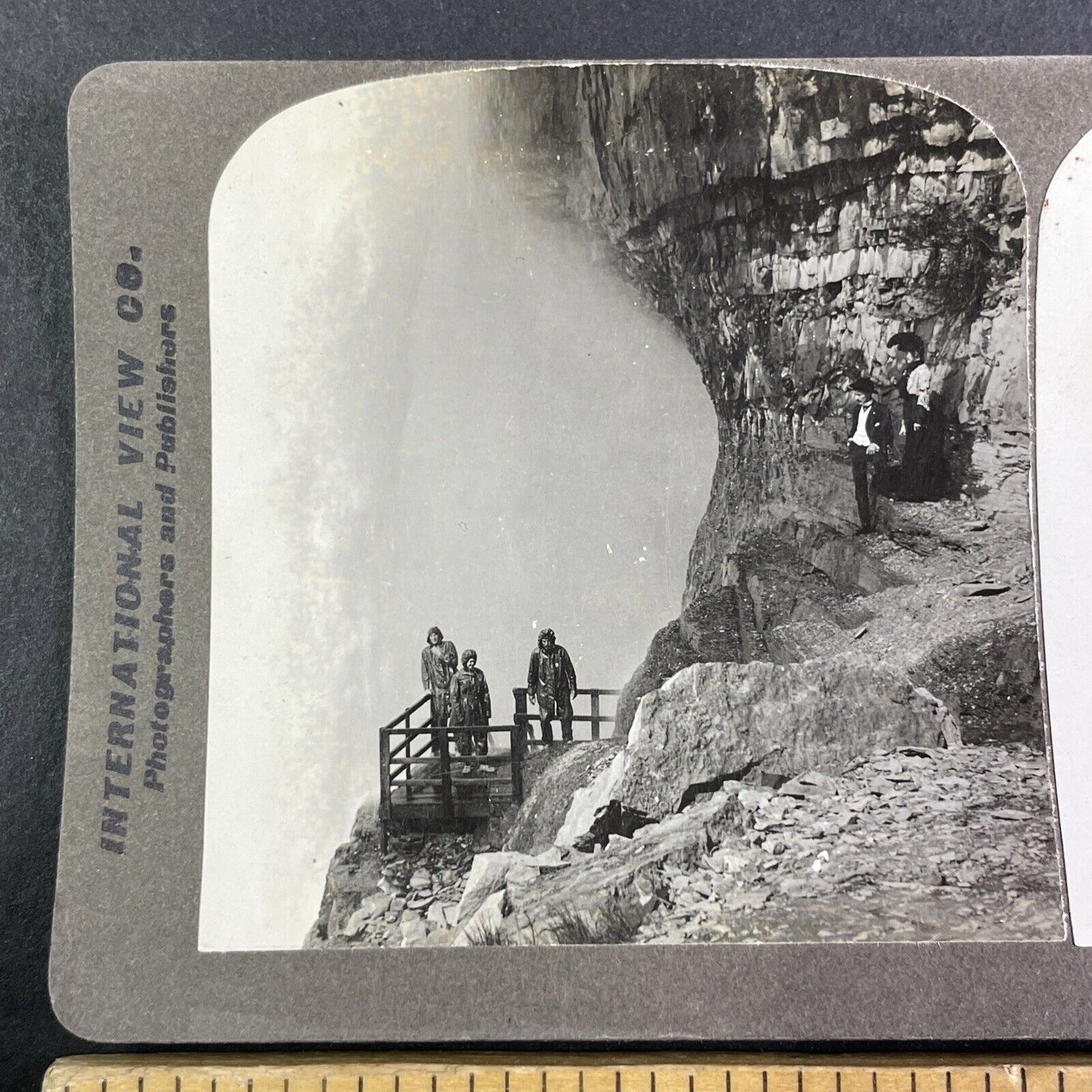 Cave of Winds Niagara Falls New York Stereoview C.L. Wasson c1904 Y3010