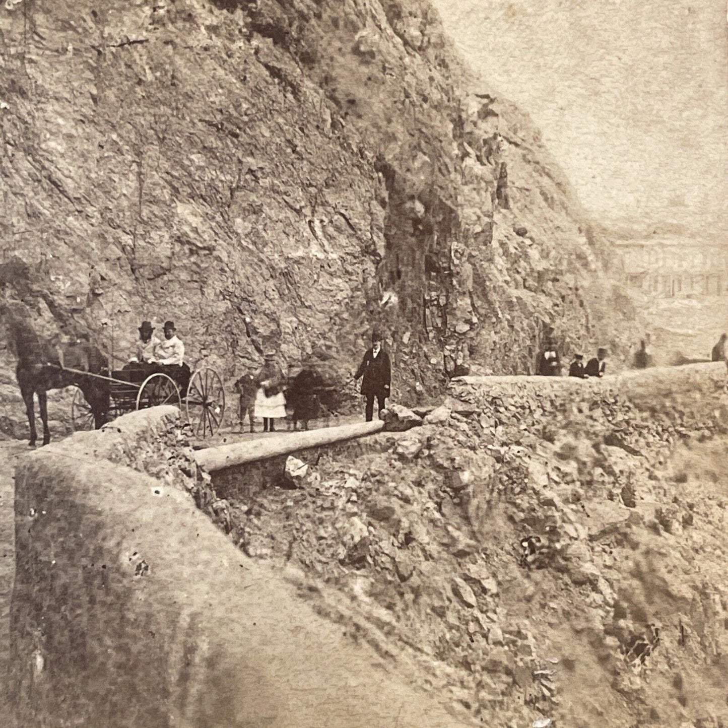 Point Lobos Avenue San Francisco Stereoview California Antique c1875 X3742