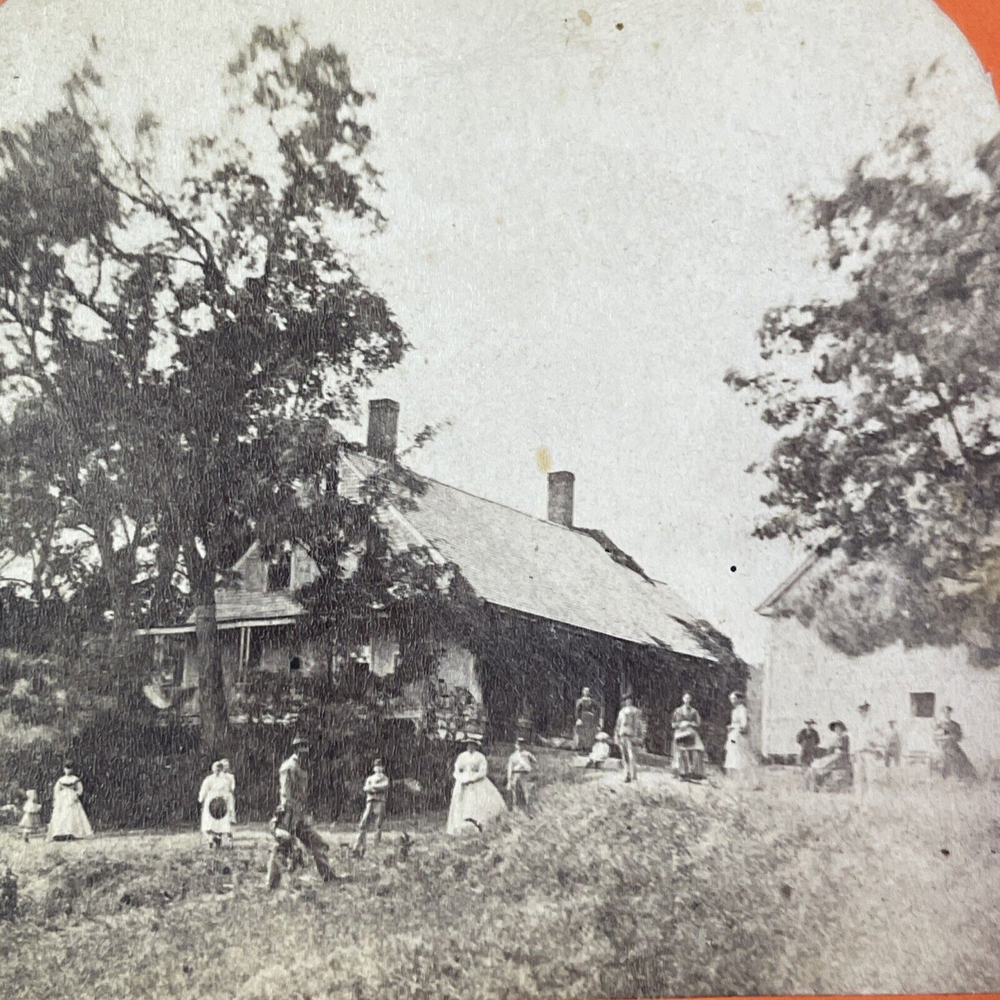 Rufus Lewis Coe House Center Harbor New Hampshire Stereoview c1860s Y853