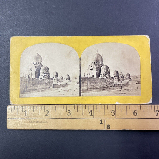 Tombs Of The Mamluks Cairo Egypt Stereoview Francis Frith Antique c1857 X2787