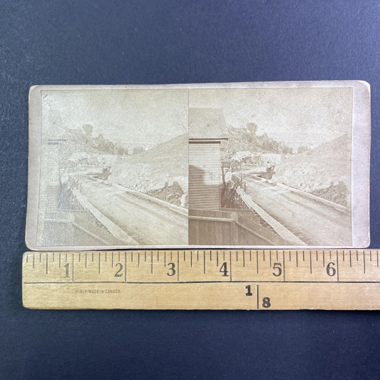 Hill Street And Diamond Street Stereoview San Francisco OOAK Antique c1870 X1801