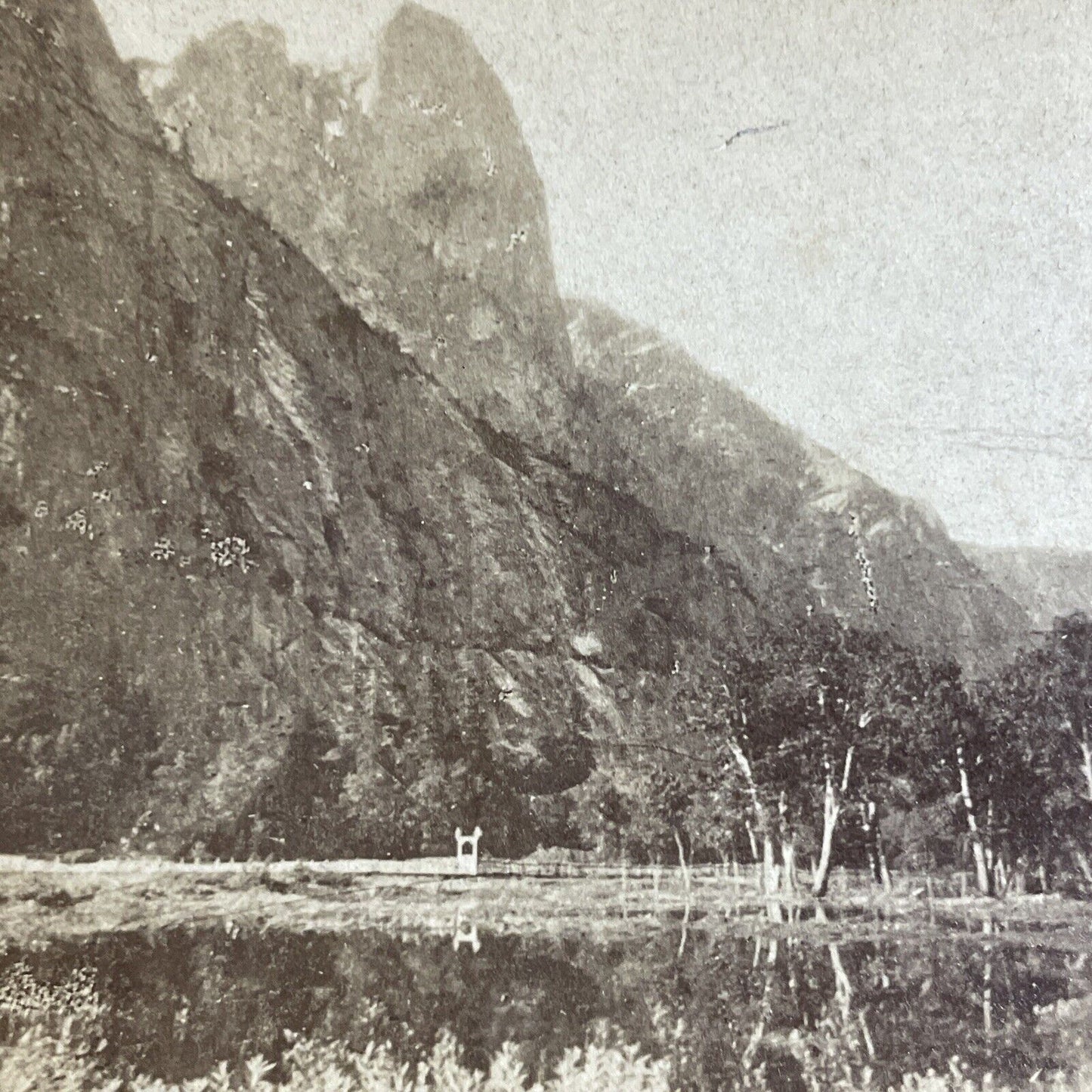 Antique 1870s Yosemite Park Mountains California Stereoview Photo Card P4782