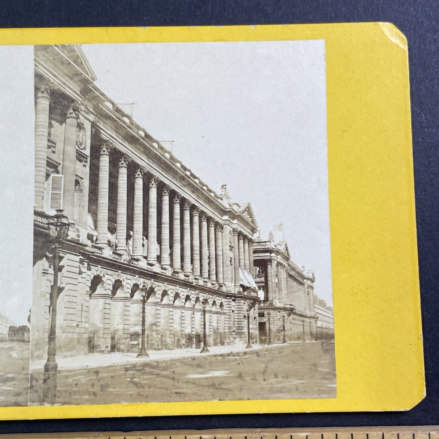 Place de la Concorde Paris France Stereoview Concord Place Antique c1870 X4061